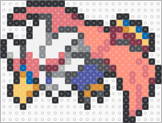 Braviary Box Sprite - gray,orange,red