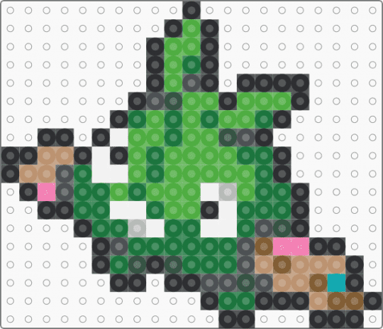 Trubbish Box Sprite - gray,green
