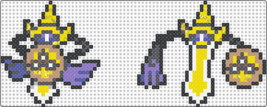 Aegislash (Shield & Blade Forme) Box Sprites - gray,beige,yellow