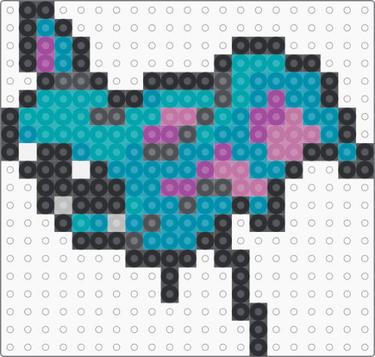 Zubat Box Sprite - zubat,pokemon,teal