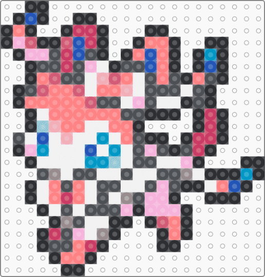 Sylveon Box Sprite - gray,pink,red