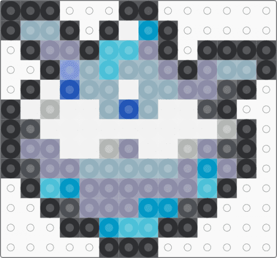 Carbink Box Sprite - gray,light blue