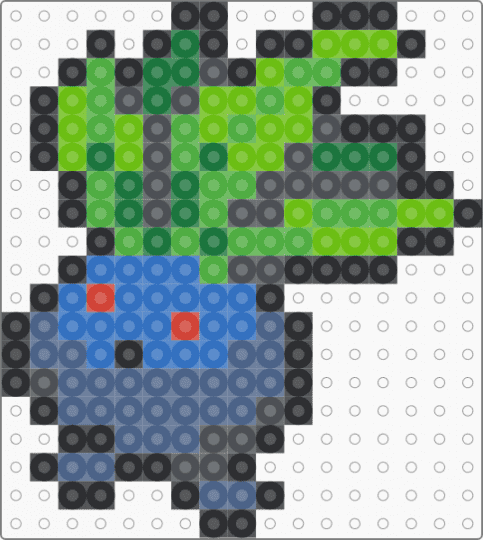 Oddish Box Sprite - blue,green