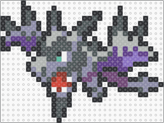 Mega Aerodactyl Box Sprite - gray,pink,beige