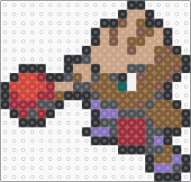 Hitmonchan Box Sprite - hitmonchan,pokemon,gaming,character,boxing,brown,red