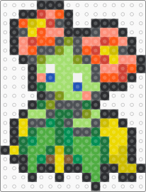 Bellossom Box Sprite - gray,green,orange,yellow