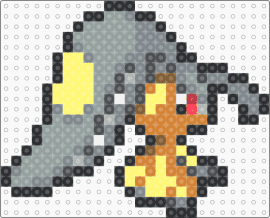 Mawile Box Sprite - yellow,gray