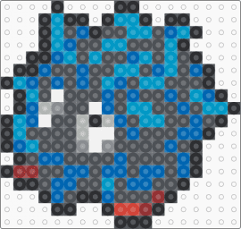 Tangela Box Sprite - tangela,pokemon,gaming,character,blue,gray