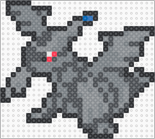 Zekrom Box Sprite - gray
