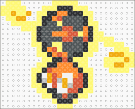 Fan Rotom Box Sprite - orange, yellow