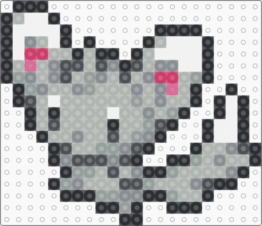 Minccino Box Sprite - gray,beige