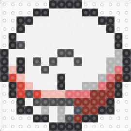 Electrode Box Sprite - electrode,pokemon,gaming,character,simple,white,red