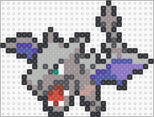 Aerodactyl Box Sprite - aerodactyl, beige, gray, pokemon