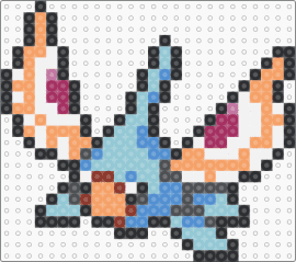 Masquerain Box Sprite - light blue,orange