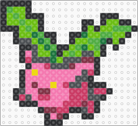 Hoppip Box Sprite - pink,green