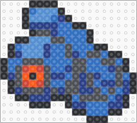 Beldum Box Sprite - gray,blue