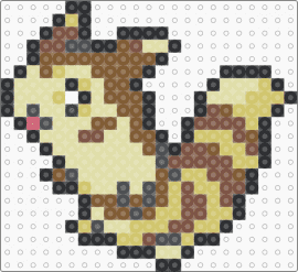 Furret Box Sprite - yellow,tan
