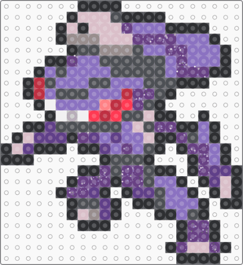 Genesect Box Sprite - gray,purple,blue