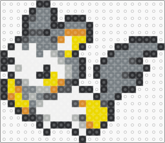 Emolga Box Sprite - gray