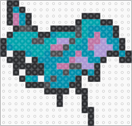 Zubat Box Sprite - zubat,pokemon,gaming,winged,character,teal