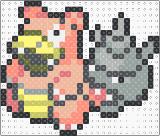 Slowbro Box Sprite - beige, gray
