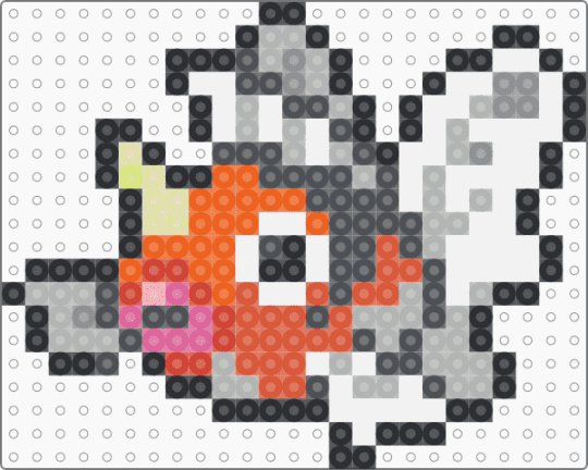 Seaking Box Sprite - beige, gray, pokemon, red, seaking