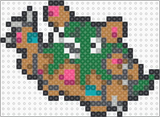 Garbodor Box Sprite - gray,green,tan