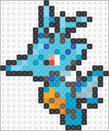 Kingdra Box Sprite - light blue