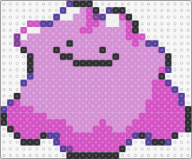 Ditto - ditto,pokemon,character,cute,blob,amoeba,gaming,pink