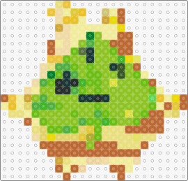 Korok - korok,legend of zelda,forest spirit,character,leaf,video game,green,yellow