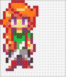 Leah - leah,stardew valley,character,video game,chibi,orange,green