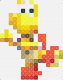 red koopa troopa - koopa troopa,mario,character,nintendo,video game,yellow,red