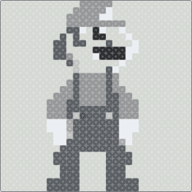 mario ??? - mario,nintendo,character,video game,classic,retro,grayscale