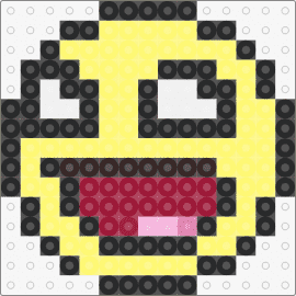 awesome face (mini) - smiley,awesome,face,happy,emoji,tongue,yellow,red