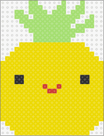 Panappel - pineapple,tropical,fruit,cute,face,smile,yellow,green