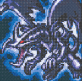 Red Eyes Black Dragon 11k - red eyes black dragon,yugioh,card,anime,fantasy,gaming,winged,blue,gray