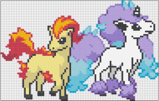 Ponyta and Galarian Ponyta - 
