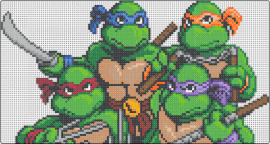 Turtles - tmnt,teenage mutant ninja turtles,hero,adventure,karate,nostalgic,reptile,team,g