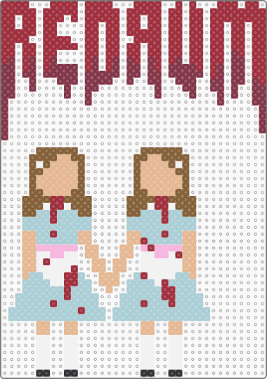 Shining Twins - the shining,twins,redrum,movie,horror,bloody,macabre,chilling,film,red