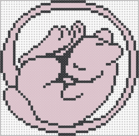 Sleeping Mew - beige, black