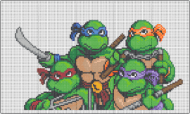 Turtles - tmnt,teenage mutant ninja turtles,hero,adventure,karate,nostalgic,reptile,team,green,animated