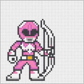 Pink Ranger - pink ranger,power rangers,bow and arrow,tv shows