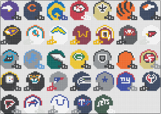 Mini NFL Helmets - nfl,helmets,teams,charms,sports,helmet,football,sport,team,purple,orange,red,gray
