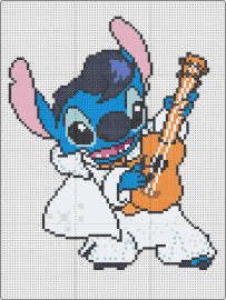 Stitch Elvis - stitch,lilo and stitch,elvis,guitar