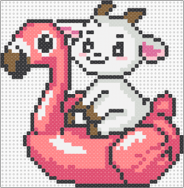 Floating Goat - red