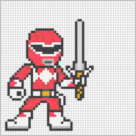 Red Ranger - red ranger,power rangers,sword,tv shows