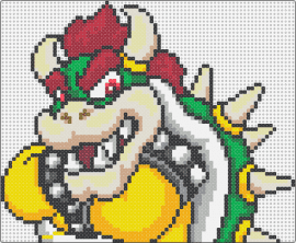 Bowser - bowser,mario,nintendo,video game,character,yellow,green,beige