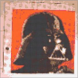 darth vader 2 - darth vader,star wars,portrait,scifi,movie,black,orange