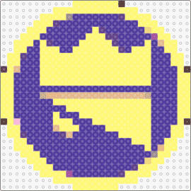 King Olly Seal - king olly,origami,mario,crest,logo,coing,video game,nintendo,yellow,purple