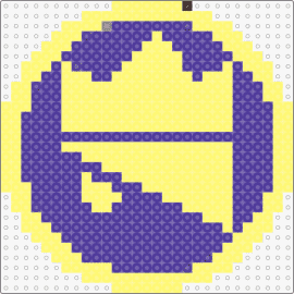 King Olly Seal - king olly,origami,mario,crest,logo,coing,video game,nintendo,yellow,purple